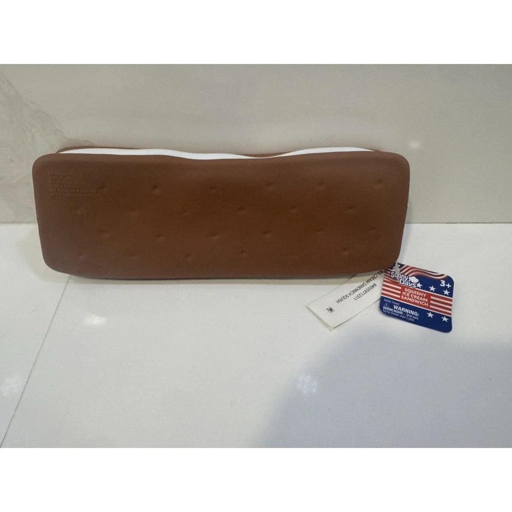 Sunny Days Jumbo Ice Cream Sandwich Squishy | Sensory Toy